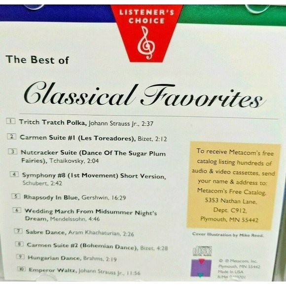 The Best Of Classical Favorites Vol 1 Listeners Choice CD - Picture 2 of 4